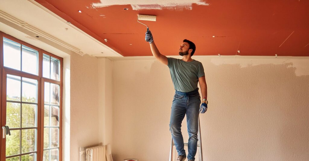 Peindre le plafond